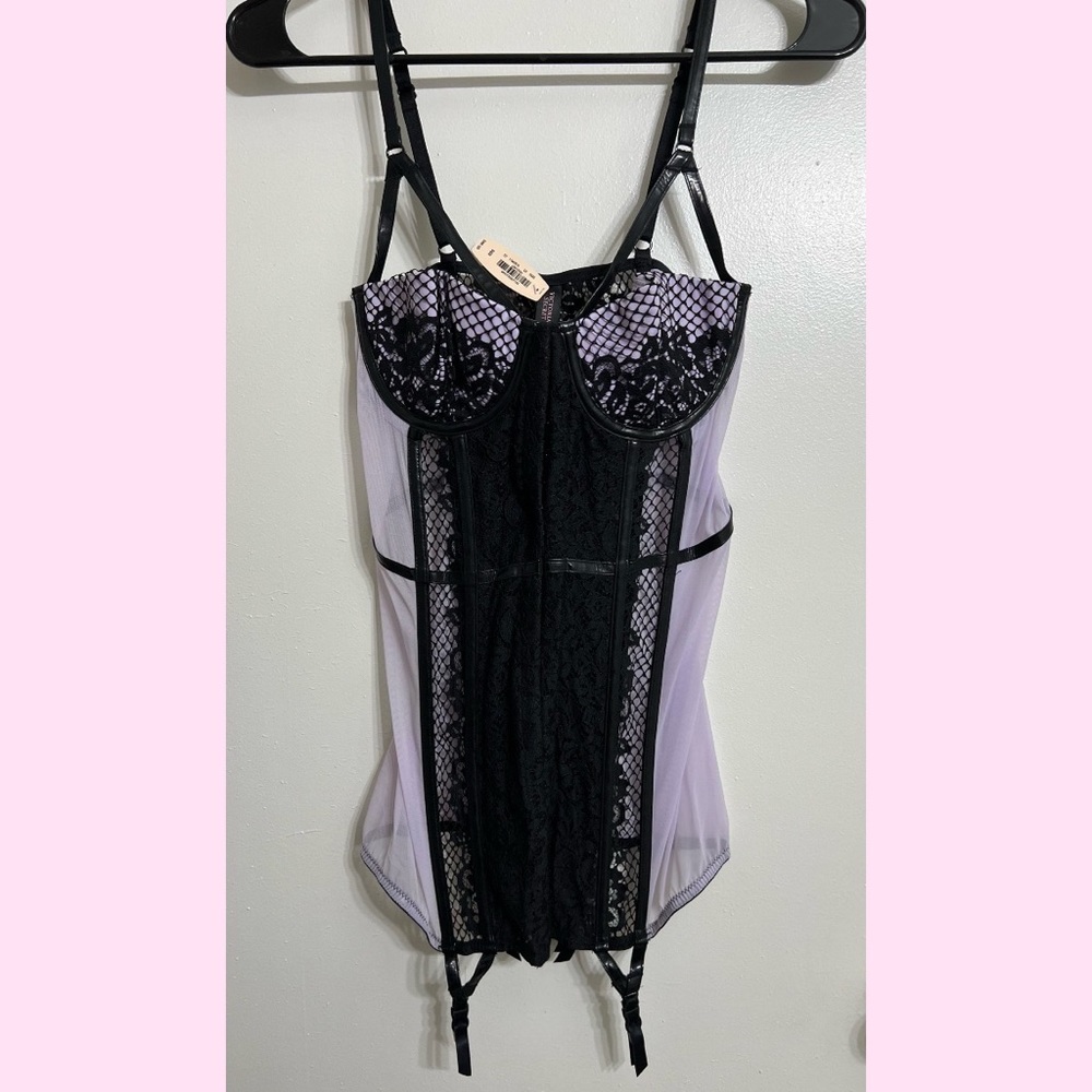 NWT VS Naughty Purple Lingerie Bustier